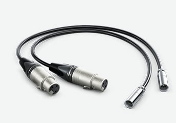 Blackmagic Video Assist Mini XLR lydkabler 2-pakning