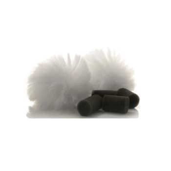 Rycote RYC065503 Lavalier Furry Vindpels for Myggmikrofon Hvit (Par)