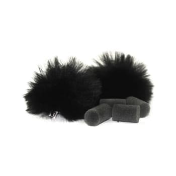 Rycote RYC065501 Lavalier Furry Vindpels for Myggmikrofon Sort (Par)