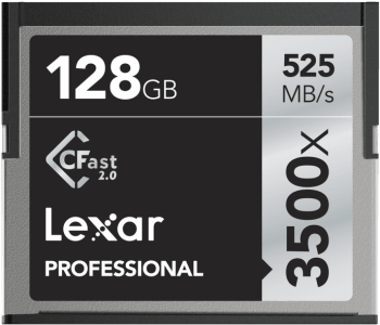 Lexar Pro 3500X CFast (VPG-130) R525/W445 128GB