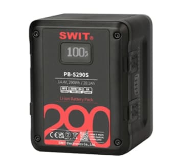 PB-S290S, Batteri Li-Ion 14.4V/290Wh V-Mount 4 x D-Tap, SWIT