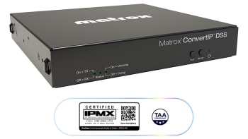 Matrox CIP-DSS2, ConvertIP Dual SDI 2110 og IPMX Transceiver 2x SFP28