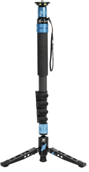Sirui P-325FL Monopod med 3 føtter 63-170 cm Karbonfiber