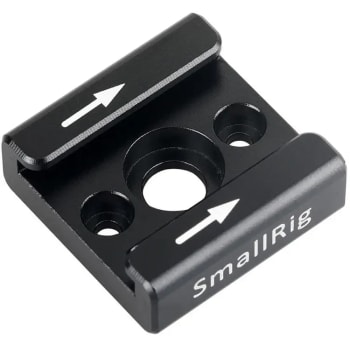 SmallRig 1241 Cold Shoe Tilbehørssko til 1/4" Adapter m/1/4" og 2,5mm skruer