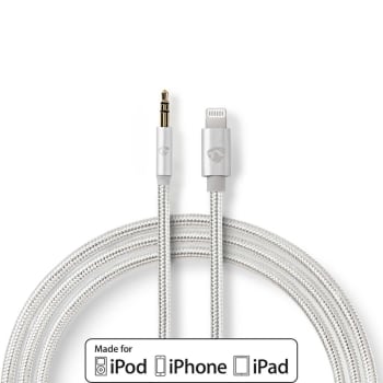 Nedis CCTB39940AL10 Audiokabel Lightning til 3.5mm stereo jack 1m