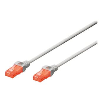 Digitus Nettverkskabel Patch Cord LSZH RJ-45 Cat6 15m Grå