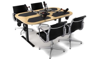 AKA Design PROCAST C4 Podcastbord for 4 personer Crown Oak