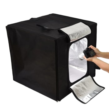 Godox Lystelt med LED-belysning for produktfotografering 40x40x40
