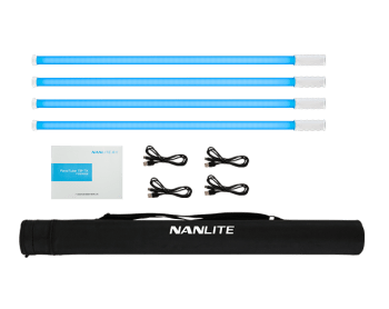 NanLite PavoTube T8-7X 4 lyskit med 4 LED-lysrør
