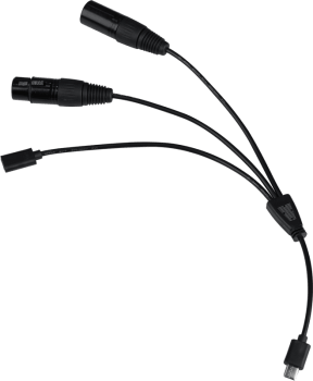 Nanlite USB-C til DMX kabel splitter