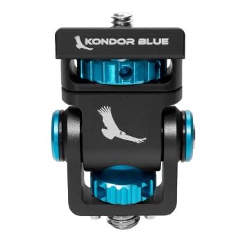 Kondor Blue ARRI til 1/4 Swivel Tilt Monitor Mount Raven Black