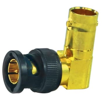 COAX CONNS 10-520-W66 Vinkeladapter BNC 12G UHD hunn til hann 75 ohm