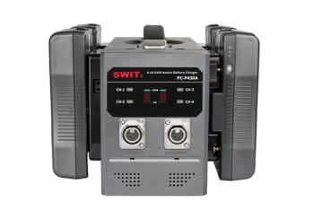 SWIT PC-P430A 4 kanals AB-Mount simultan batterilader