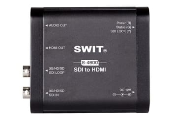 SWIT S-4600 3G/HD/SD-SDI til HDMI konverter