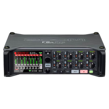 Zoom F8n PRO Lydmikser for feltbruk med 8 innganger og 10-spors opptager
