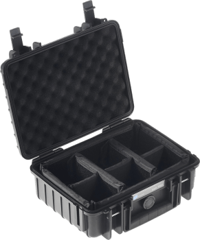 Bw Outdoor Cases Type 1000 Blk Rpd (Divider System)