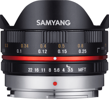 Samyang 7.5Mm F/3.5 Fish-Eye Mft (Black)