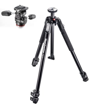 Manfrotto MK190X3-3W1 Stativkit 3-Veis Alu.