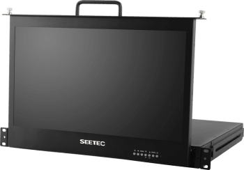 Seetec SC173-HD-56 SDI, 17,3" pull-out 1U rackmonitor HDMI SDI HD