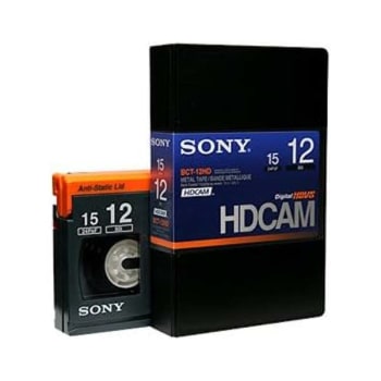 Sony BCT-12HD HDCAM tape 12 MIN Small