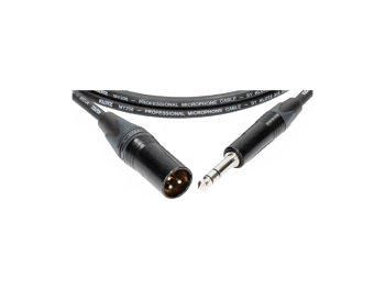 Klotz M1MS1B0100 Audiokabel Jack6,3M3 til  XLR3M 1 meter