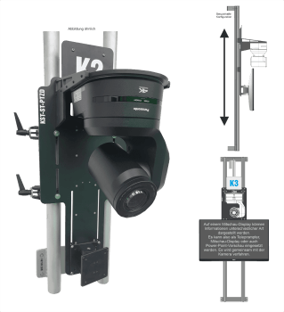 PTZmove.system KST-SH-B1 Manuelt Skinnesystem