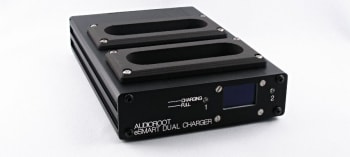 Audioroot Dual Charger, eSmart for RRC batterier med OLED display