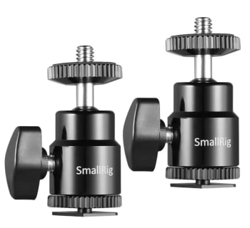 Smallrig 2059 Kulehode med blitssko og 1/4" skrue - pakke med 2 stk