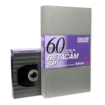 Maxell B-60ML BQ Betacam SP tape 60 min