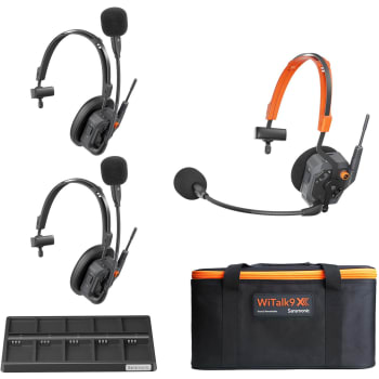 Saramonic WiTalk9 X-3S Single-Ear Intercom Sett 3 Personer