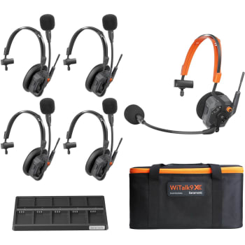 Saramonic WiTalk9 X-5S Single-Ear Intercom Sett 5 Personer