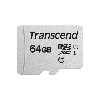 Transcend Minekort Silver 300S microSD no adp (V10) R95/W45 64GB