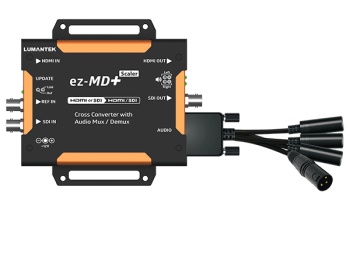 Lumantek ez-MD+ Cross Converter HDMI/3G-SDI Cross-Converter med Scaler og Audio embedding / de-embedding