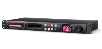 Blackmagic HyperDeck Studio 4K Pro opptaker SSD og SD-kort 12G SDI