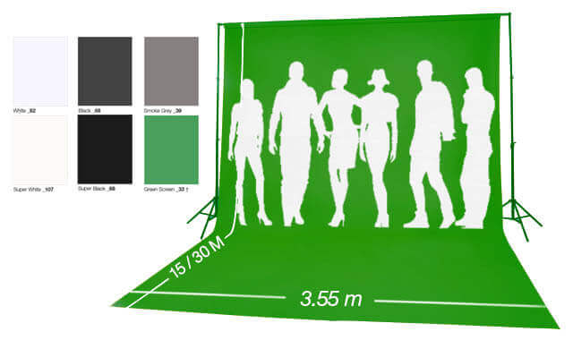 Colorama - Manfrotto Bakgrunnspapir 3.55 x 30m