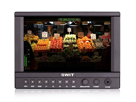 SWIT S-1073H Monitor 7" LCD 2K/3G/HD/SD-SDI / 4K HDMI