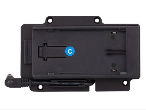 SWIT S-7003C Canon BP-9 -type batteriplate for S-1053