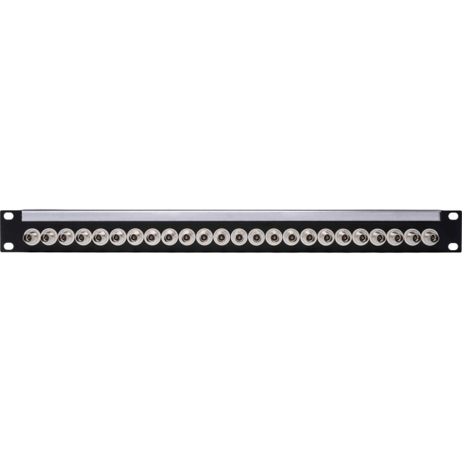 My Custom Shop 24XB-HD-L Video patchpanel 1x24 isolerte BNC 12G UHD 1U