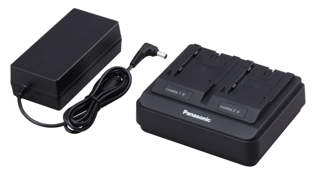 Panasonic AG-BRD50E Dobbel batterilader for CGA-D54 CBD58 og VBR-serien batterier