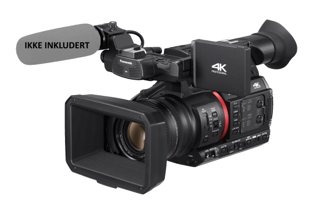 Panasonic AG-CX350 4k videokamera med 1" bildebrikke og 20x optisk zoom