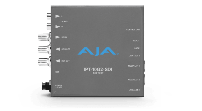 AJA IPT-10G2-HDMI SMPTE ST 2110 SDI Enkoder