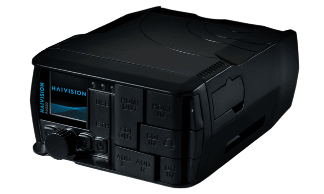 Haivision Air320 streamingenhet med to innebygde 4G modemer