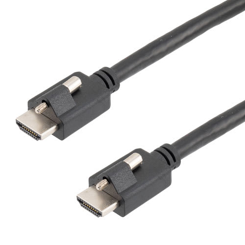 Haivision AW-OT-HDM Videokabel HDMI skjermet med låseskruer 1.0m