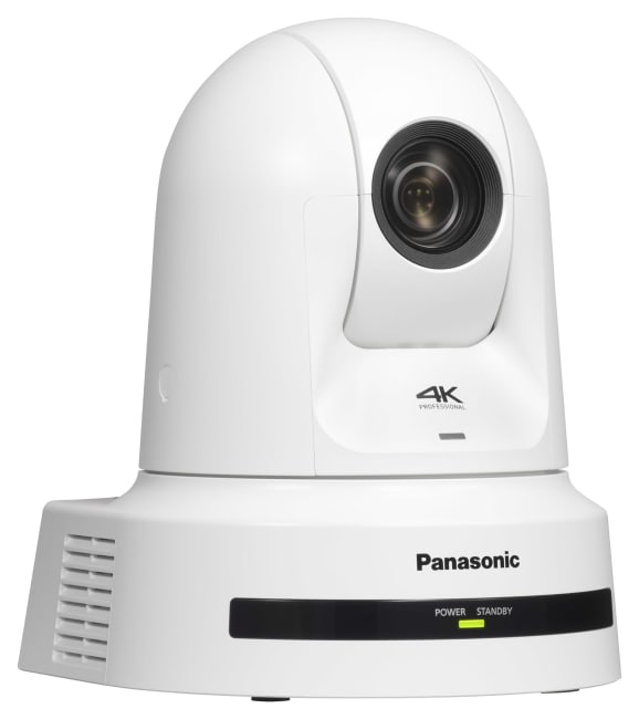 Panasonic AW-UE80WE 4K PTZ Kamera 24x Zoom Hvit