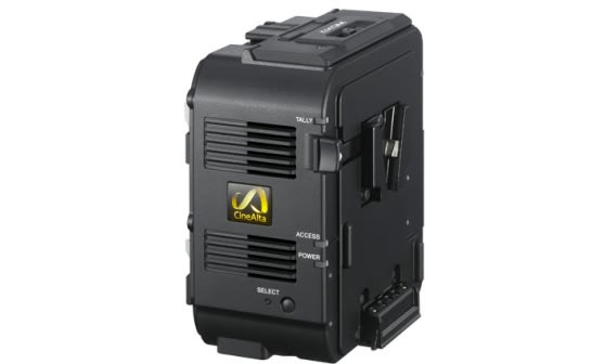 AXS-R5, Opptaker ekstern RAW S35mm F-series, demo, Sony