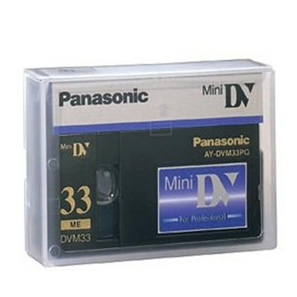 Panasonic AY-DVM33PQ MINI DV TAPE 33 MIN PROFESSIONAL GRADE