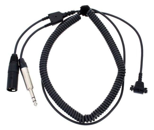 Sennheiser Cable-H-X3K1 Headsetkabel 3m spiral, 6,3mm/XLR3