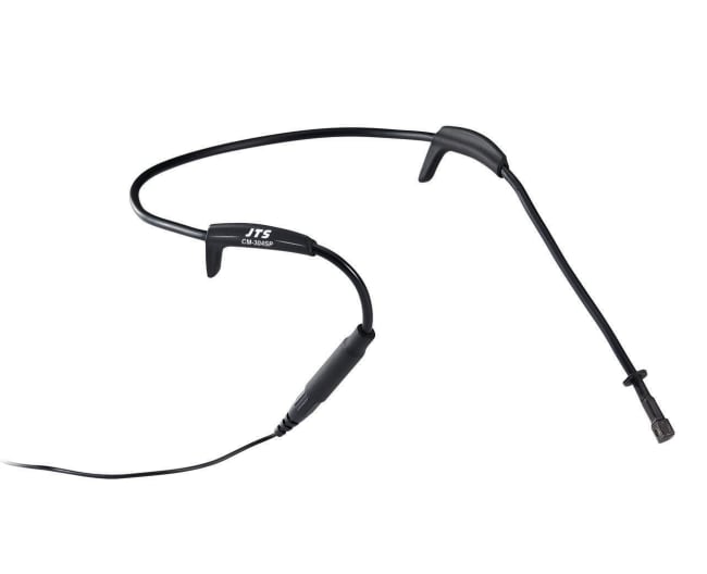 JTS CM-304SP Hodebøylemikrofon omnidireksjonal for fitness Sort