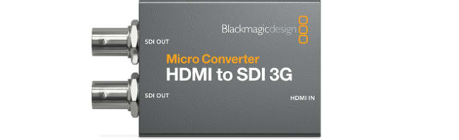 Blackmagic Micro Converter HDMI til SDI 3G med strømforsyning