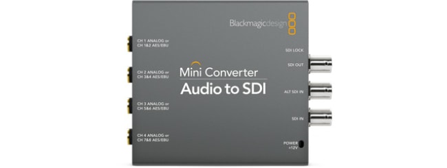 Blackmagic Mini Converter Audio to SDI 2